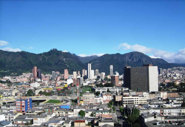 Panorama del centro de Bogotá - Bogotá, Colombia